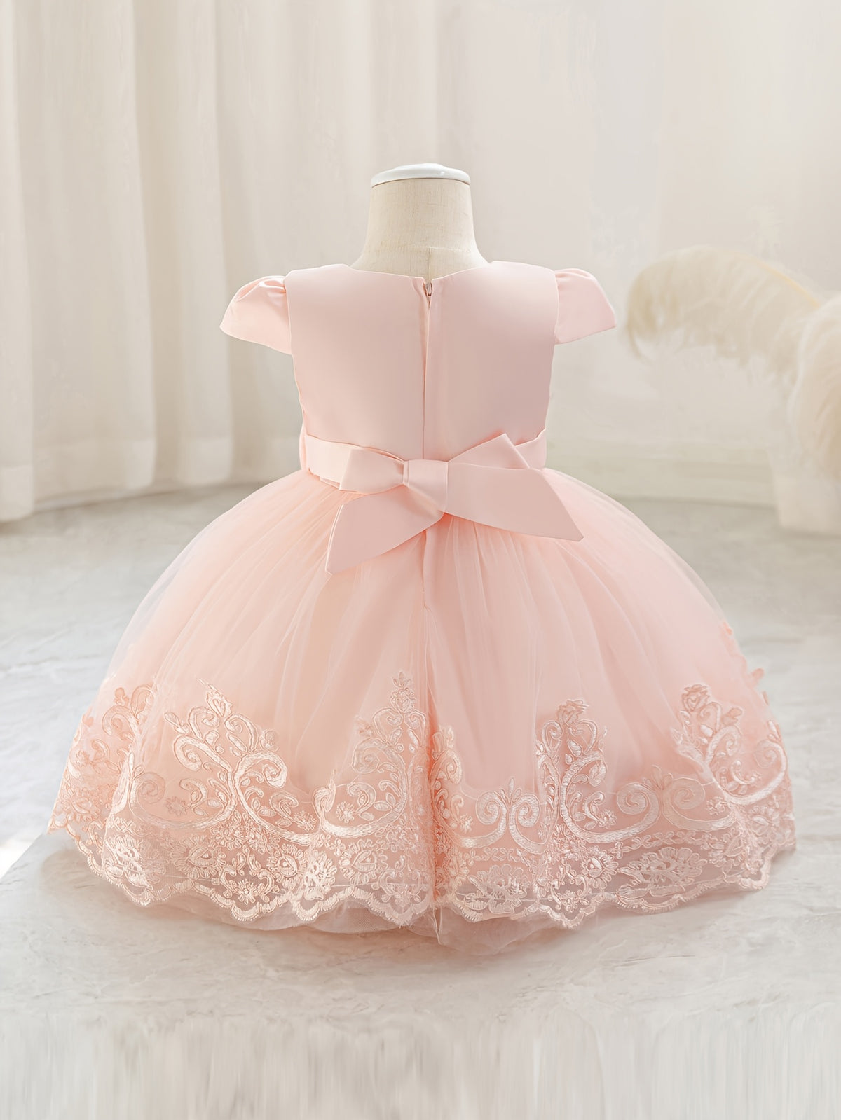 Robe en tulle fleurie
