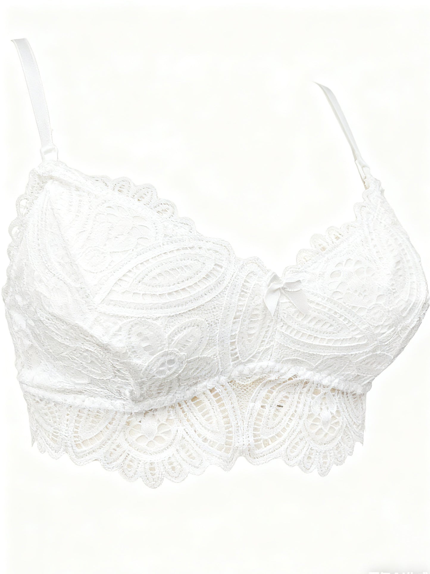 Soutien-gorge d'allaitement en dentelle intégrale pour femmes - Confortable sans armature, pyjama et haut d'allaitement avec bonnet amovible, sans rembourrage, élastique doux - Lingerie maternité post-partum pour grossesse et allaitement