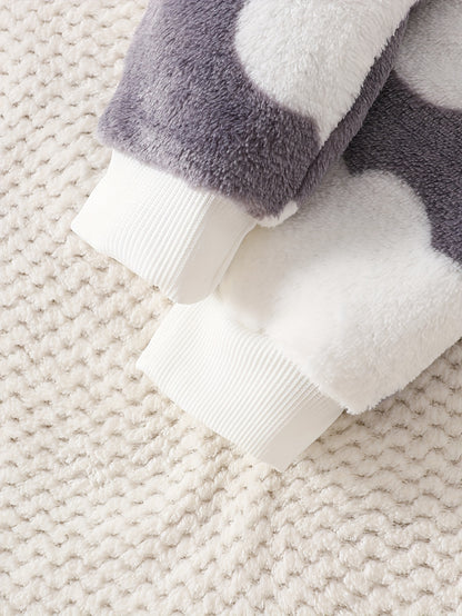 Ensemble 2 pièces pour bébé garçon en tricot, idéal pour l'extérieur