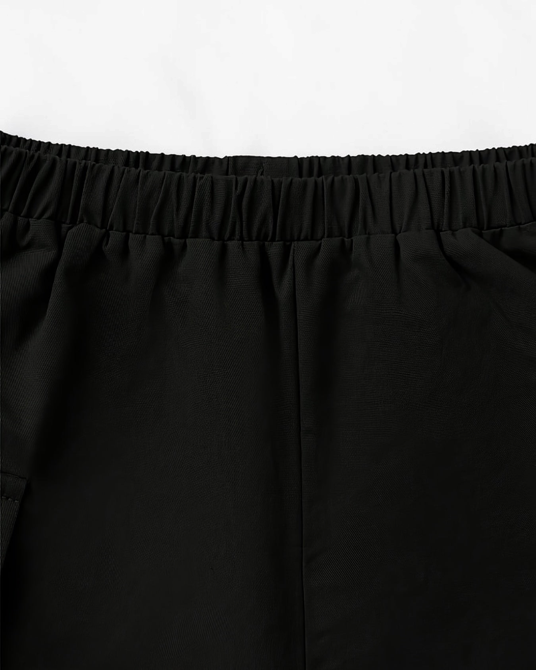 Pantalon noir en coton Le Cocon d'Or pour petite fille avec taille élastique confortable pour le printemps et l'automne