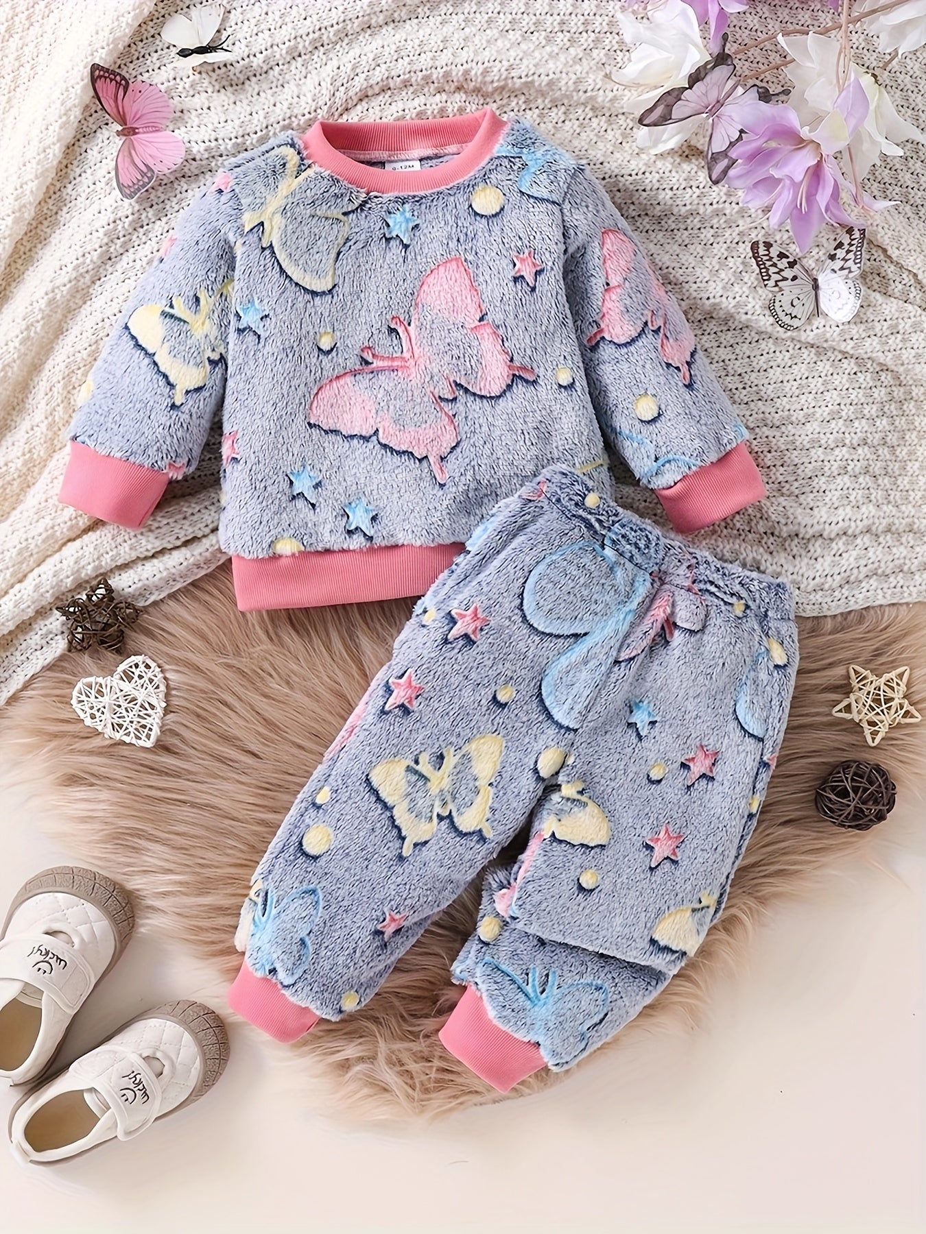 Two-Piece Multicolor Pajama Set