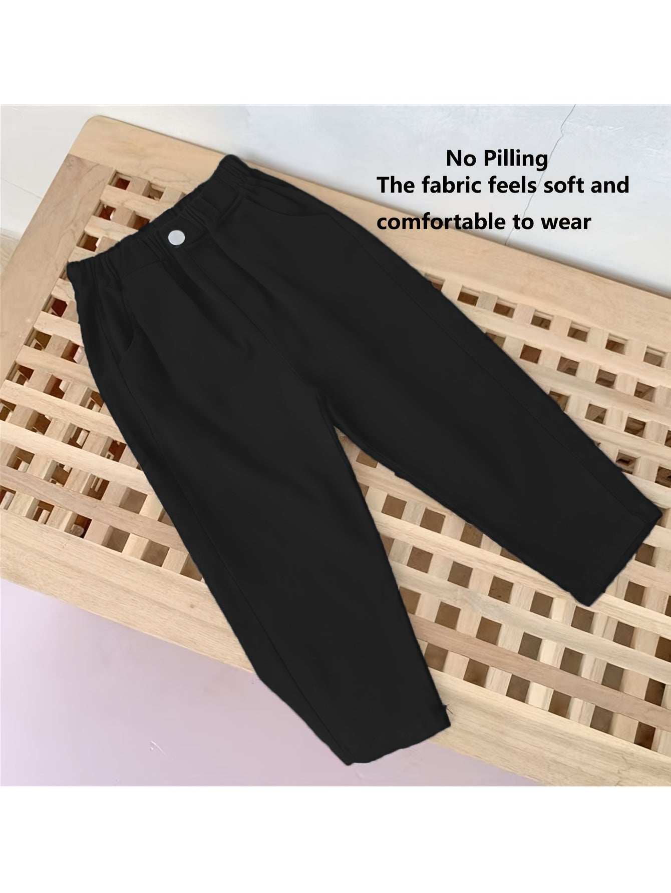 Pantalon Cargo Style Preppy Printemps Automne Garçons Pantalons Filés Filles Pantalons Bébé Pantalons Décontractés Style Printemps, pour l'Extérieur