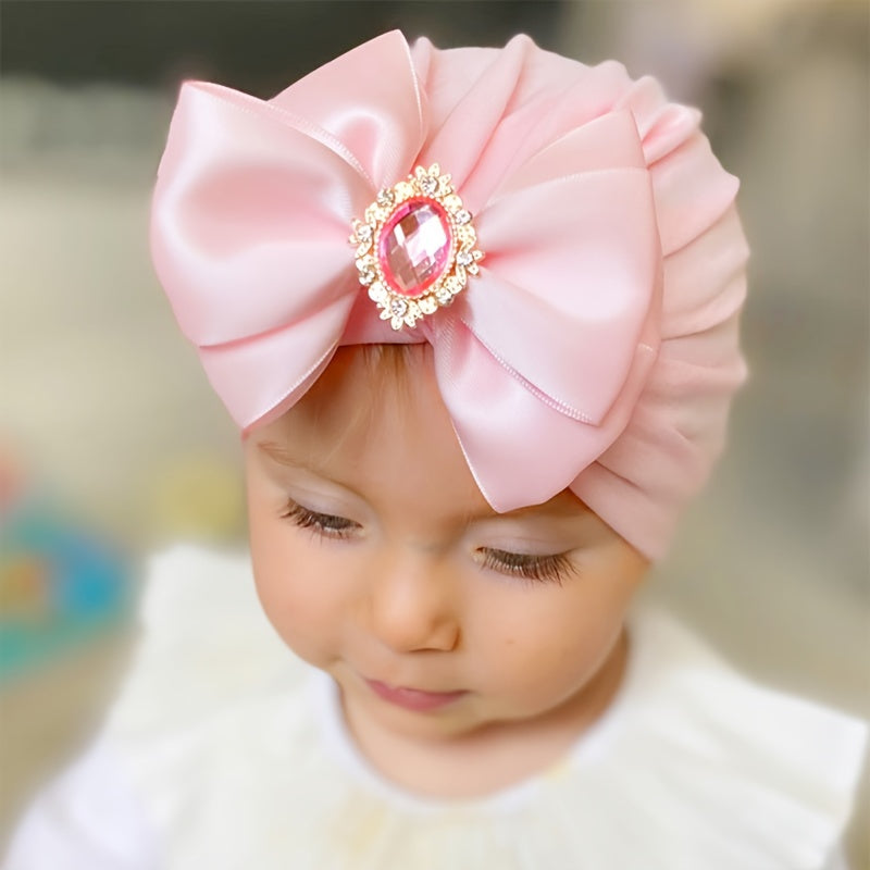 Chapeau mignon à nœud pour automne et hiver, chapeau souple élastique uni, idéal pour un usage quotidien et décoration de fêtes, cadeau parfait, unisexe
