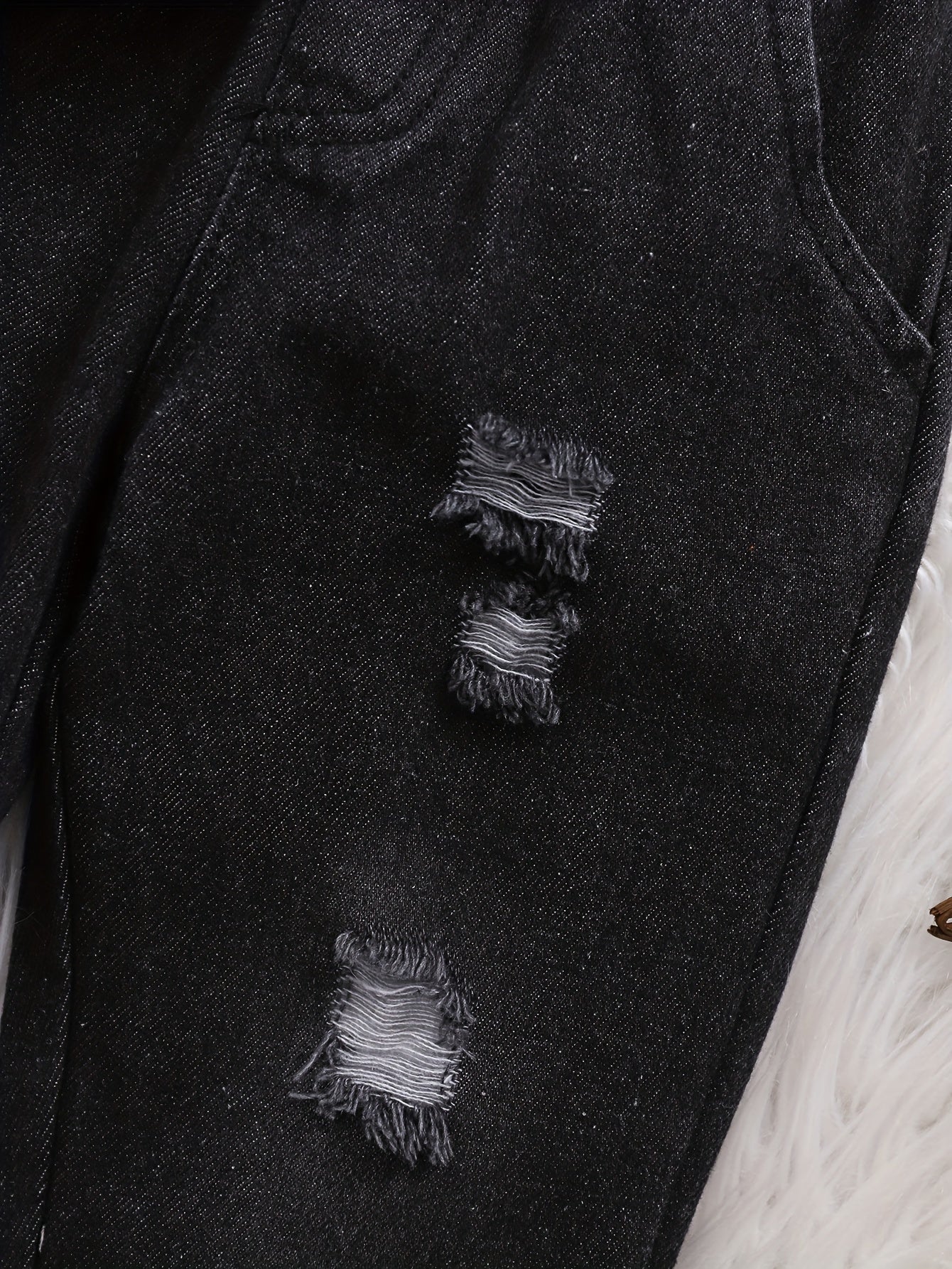 2 pièces Haut à Capuche à Carreaux à Manches Longues pour Garçons + Pantalon en Jean, Ensemble Décontracté Deux Pièces Hoodie à Carreaux et Jeans pour Bébés Garçons, Idéal pour Fêtes, Cadeaux et Sorties Quotidiennes, Parfait pour l'Extérieur