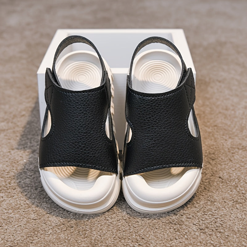 Nouvelles sandales de plage d'été douces et confortables pour enfants avec fermeture facile à enfiler/retirer, sandales de sport légères et antidérapantes, adaptées pour le quotidien, l'école et les tenues décontractées des enfants