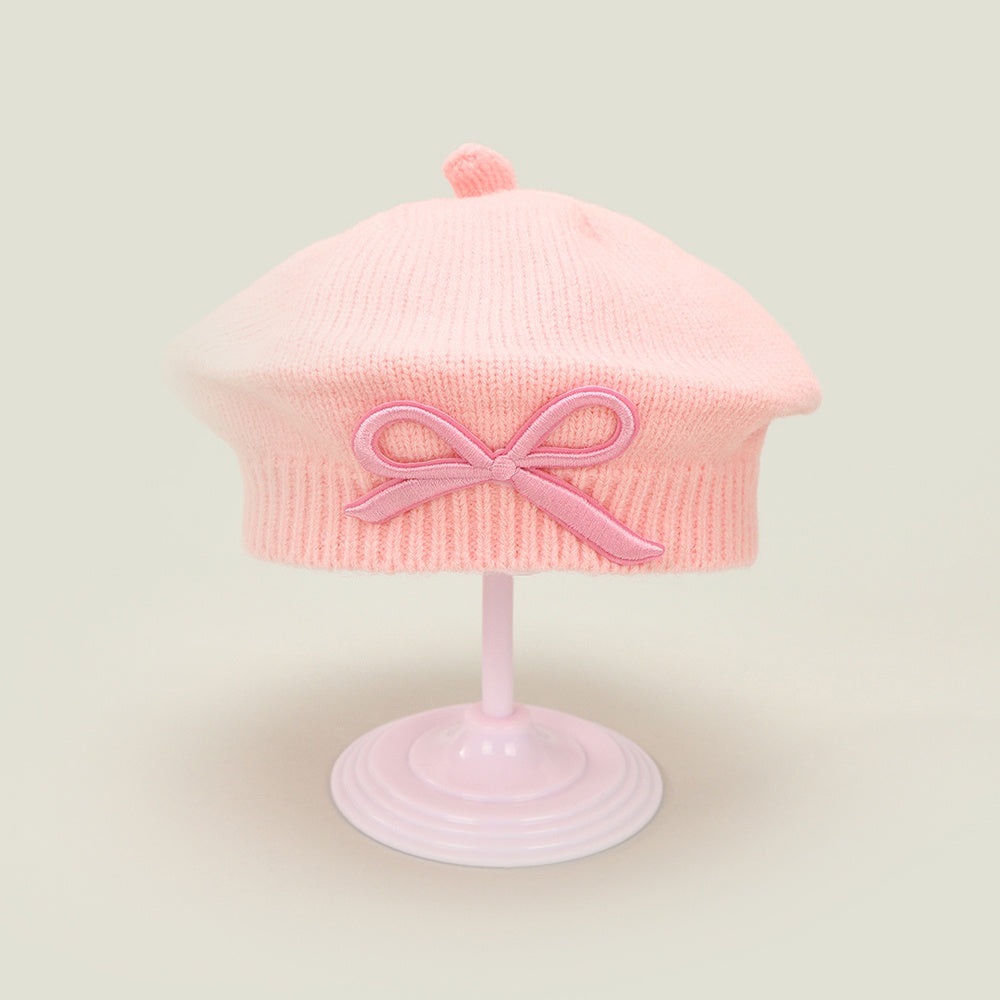 1pc Beret Bébé Automne Unisexe Tricoté Chapeau Peintre