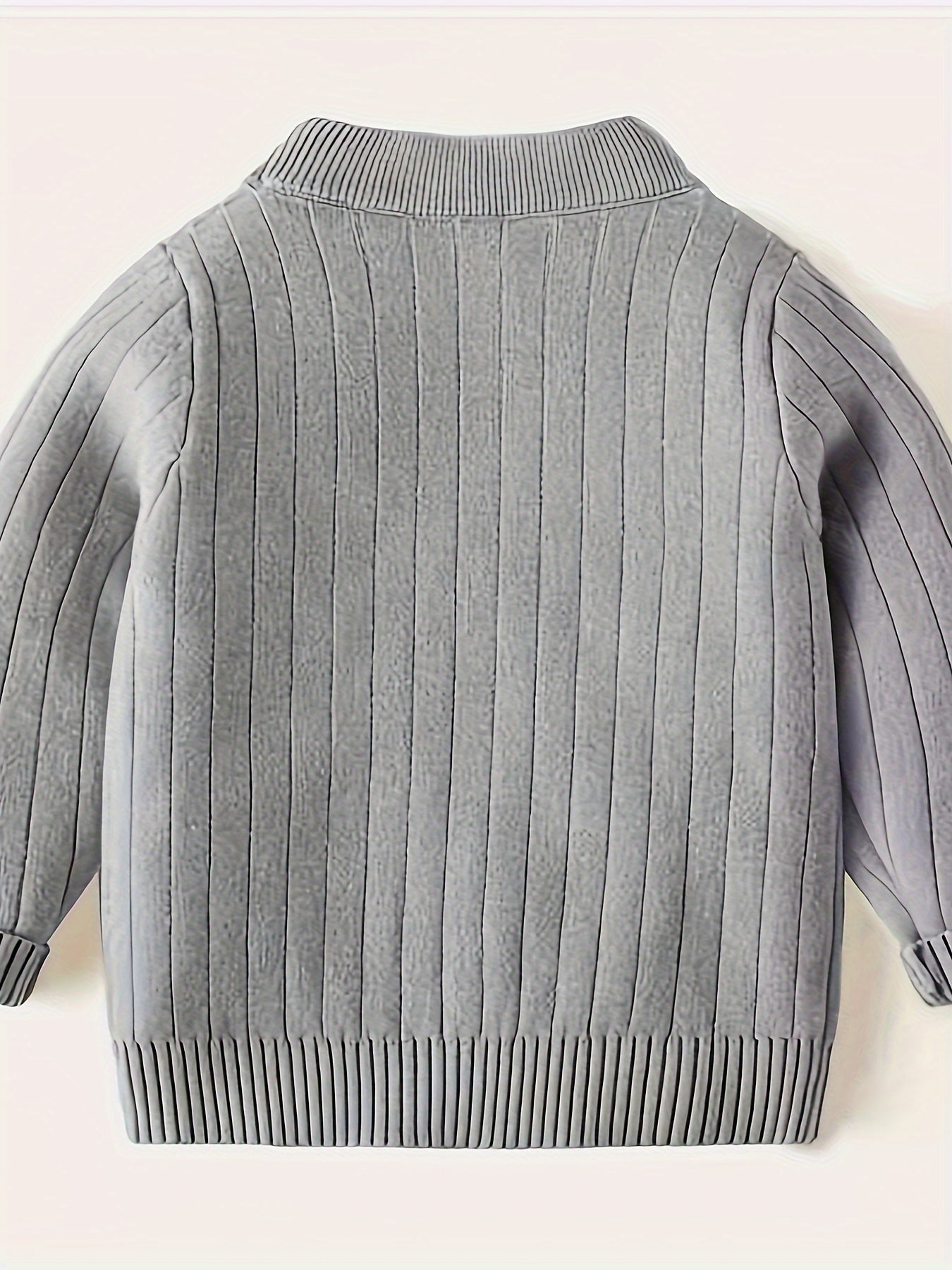 Pull-over Tricot Col Rond Nouveau Style Automne-Hiver pour Garçons et Filles, Couche Intérieure ou Extérieur