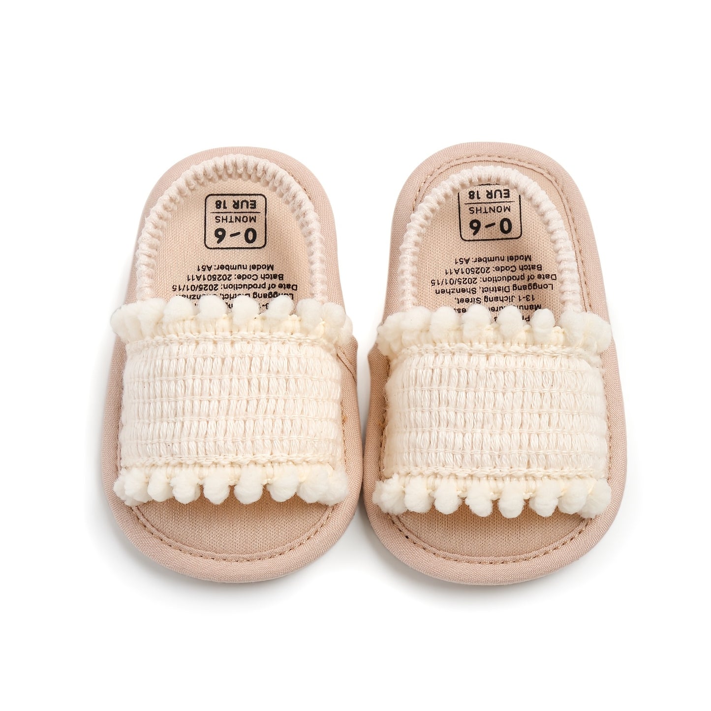 Sandales d'été pour bébés filles, semelle souple, nouveau-nés, tout-petits, premiers pas, chaussures de lit