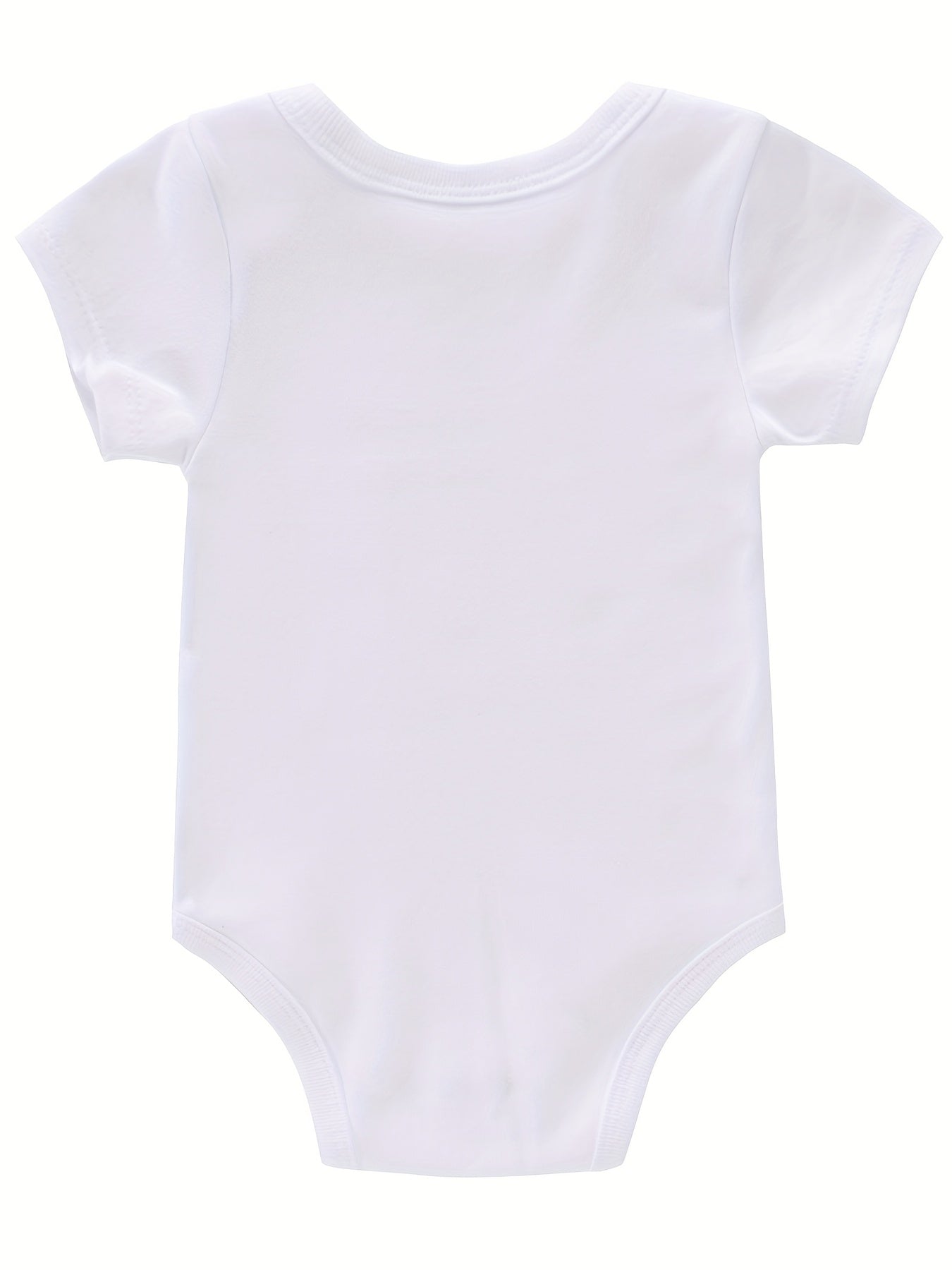 1 pièce Grenouillère bébé "Nœud à paillettes glamour", Barboteuse en coton, Combinaison bébé douillette, Coton respirant, Fermeture à boutons-pression, Vêtement essentiel pour nouveaux parents, Idéal comme cadeau d'anniversaire en plein air, Parfait pour