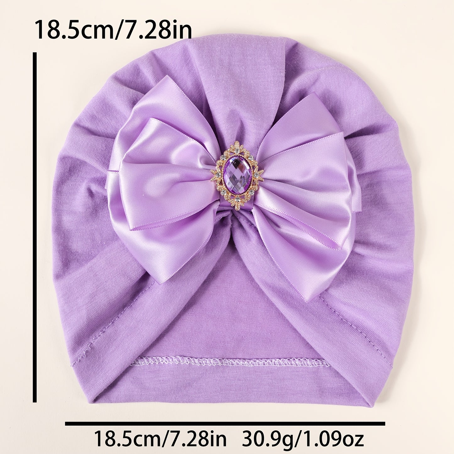 Chapeau mignon à nœud pour automne et hiver, chapeau souple élastique uni, idéal pour un usage quotidien et décoration de fêtes, cadeau parfait, unisexe