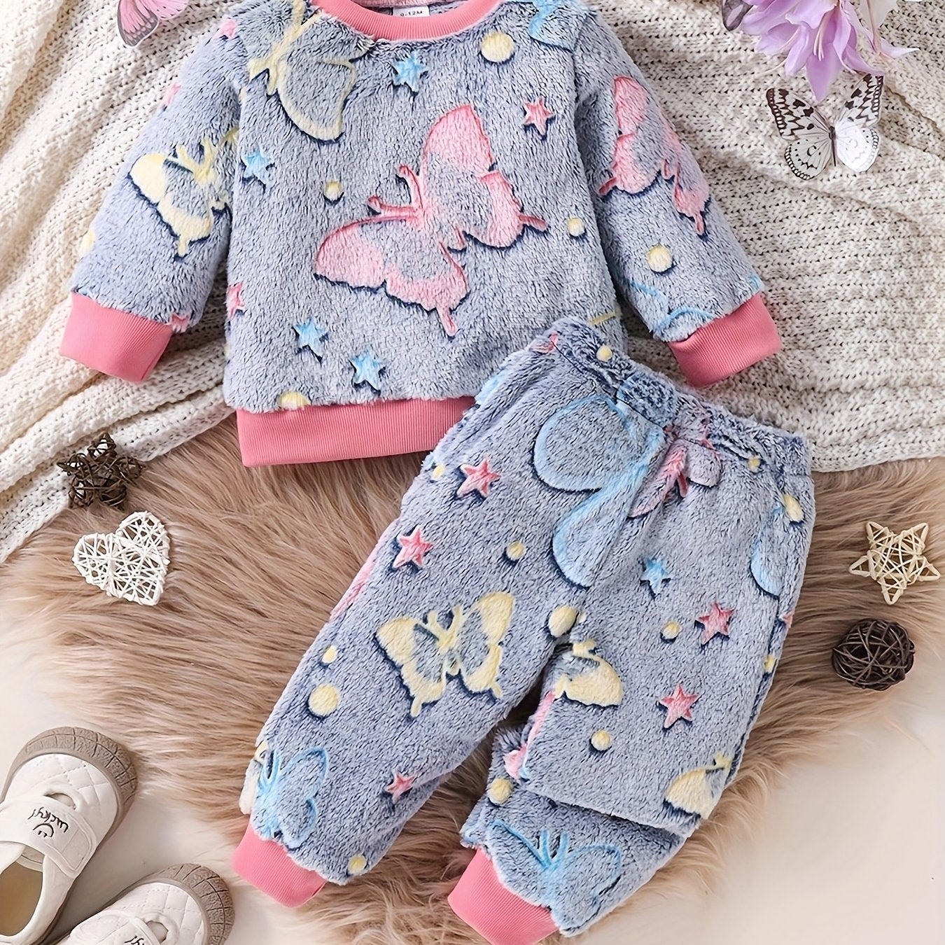 Two-Piece Multicolor Pajama Set