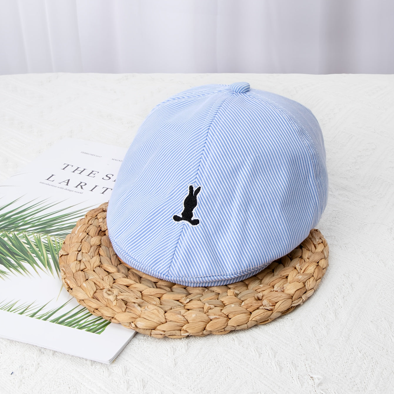 Un petit béret de lapin doux pour bébés garçons, parfait pour les anniversaires, les mariages, les célébrations et le quotidien tout au long de l'année