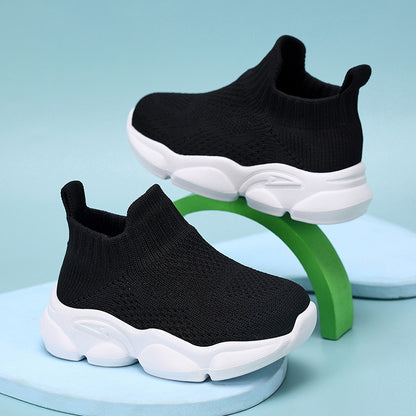 Nouvelles chaussures de marche tendance pour bébés, disponibles en plusieurs couleurs, adaptées aux enfants de moins de 14 ans. Fabriquées avec du tricot respirant, parfaites pour toutes les saisons, à porter au quotidien.