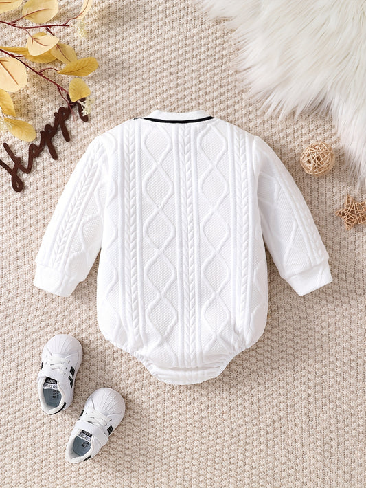 Gentleman Long Sleeve Romper