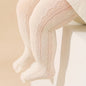 Collant 1 pièce pour fille, blanc beige, style princesse, à motif, avec découpe cœur sur le côté, respirant et confortable