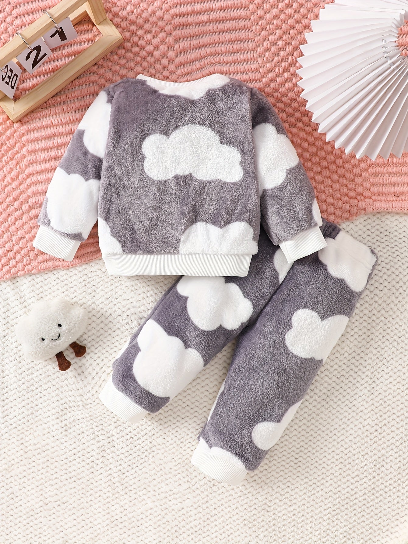 Ensemble 2 pièces pour bébé garçon en tricot, idéal pour l'extérieur