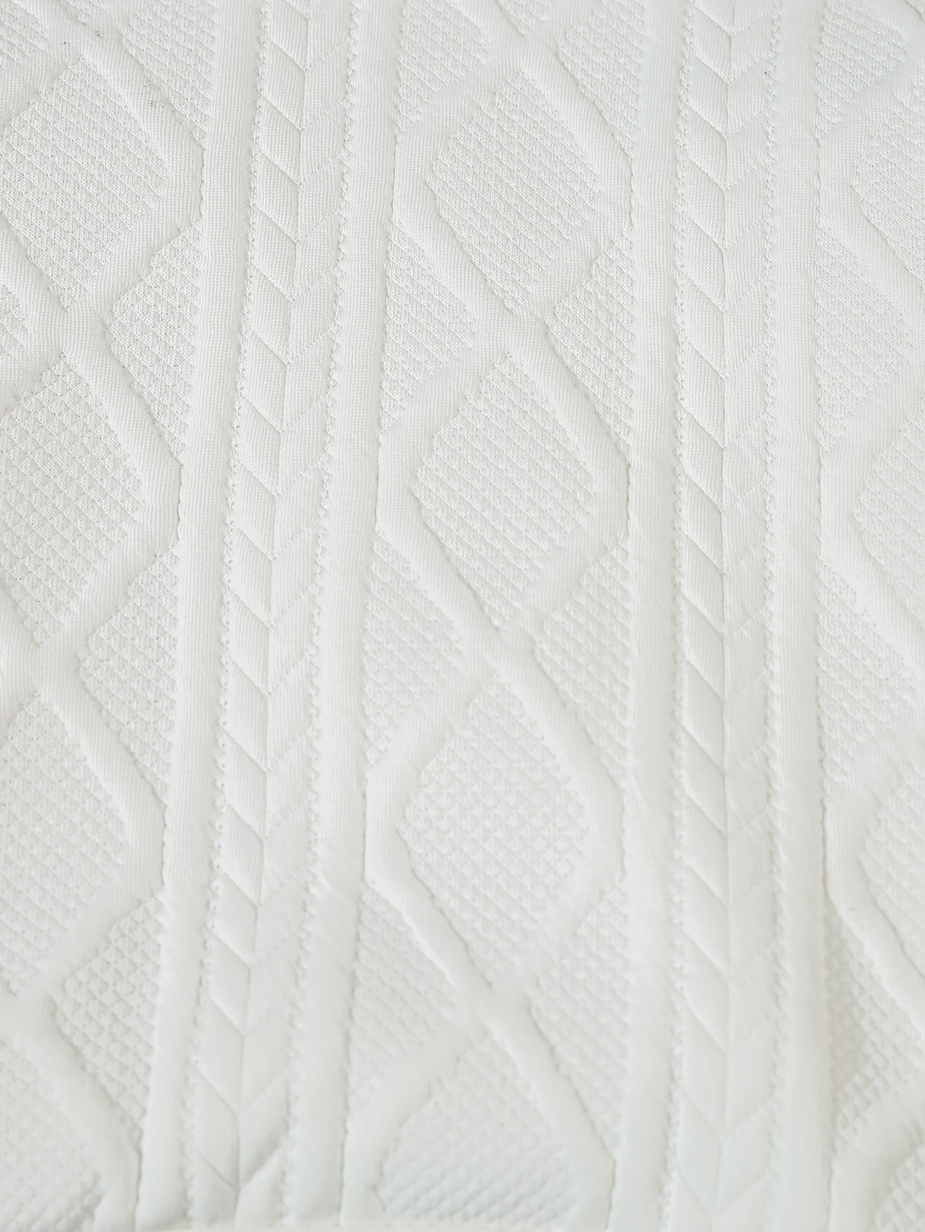 1pc de Polo en Tricot Longue Manches à Revers Simple Boutonnage Style Britannique Faux Deux Pièces Jacquard pour Bébé Garçon, Pull en Tricot Blanc pour Nouveau-né, Chemise Décontractée Douce et Confortable, Adaptée aux Activités de Plein Air, au Port Quot
