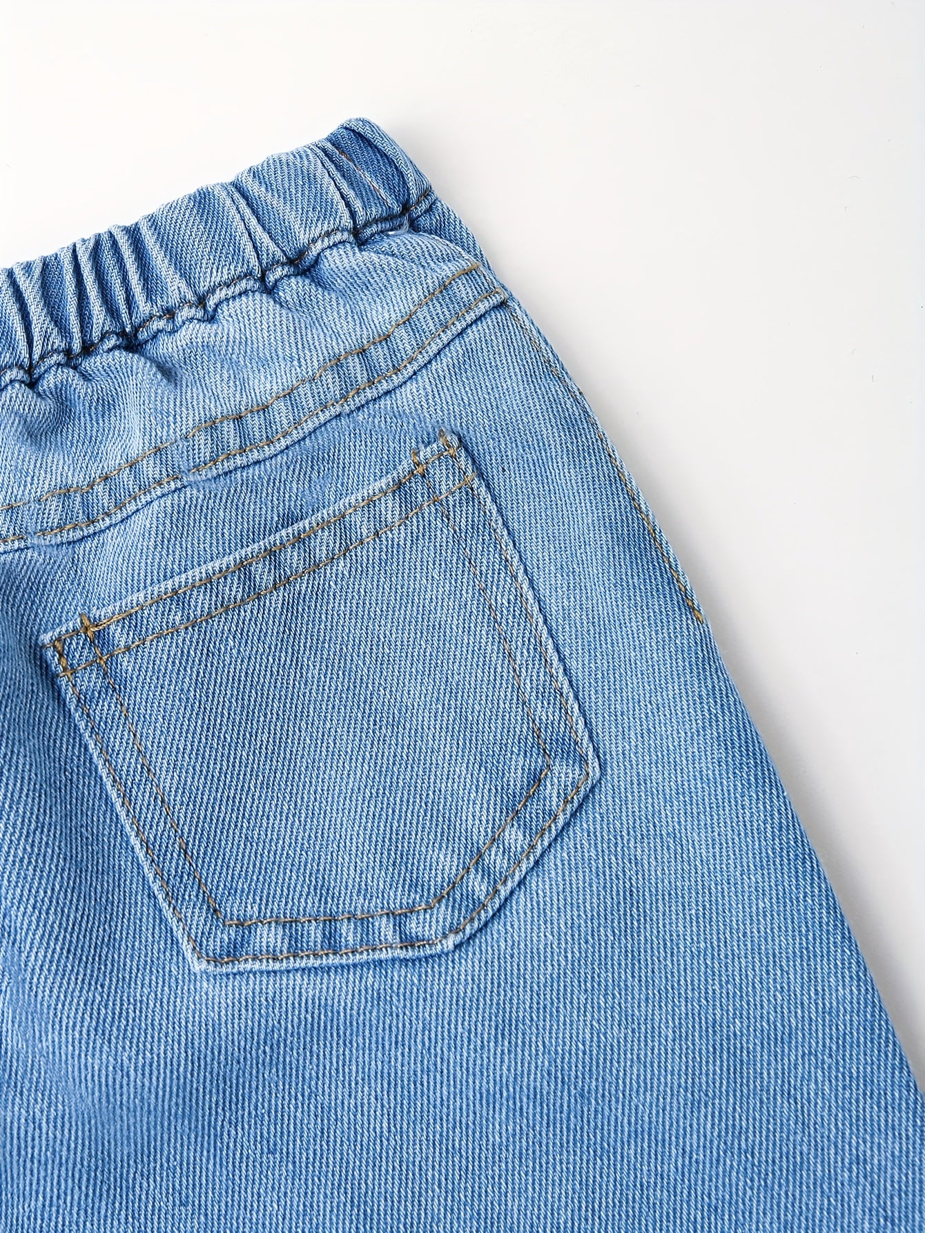 Pantalons Longs en Denim Déchiré pour Filles