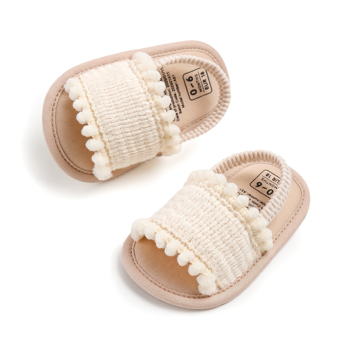 Sandales d'été pour bébés filles, semelle souple, nouveau-nés, tout-petits, premiers pas, chaussures de lit