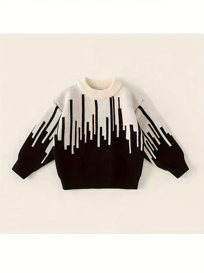 Pull pour Garçons, Nouveau Haut Automne/Hiver pour Garçons, Tricot Bébé, Tenue d'Automne pour Filles, Vêtements pour Enfants, Tendance Mode Printemps/Automne