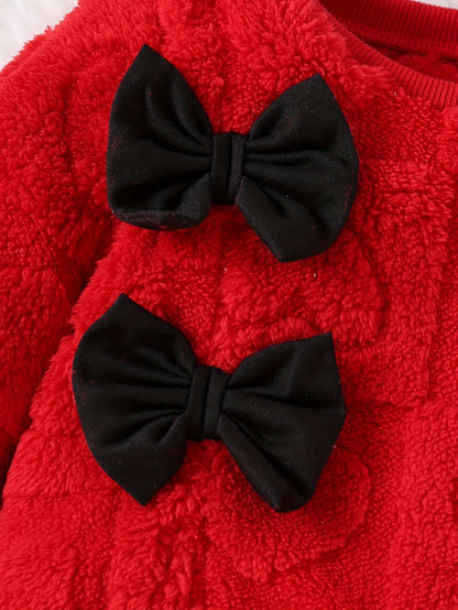 Red Bow Winter Set