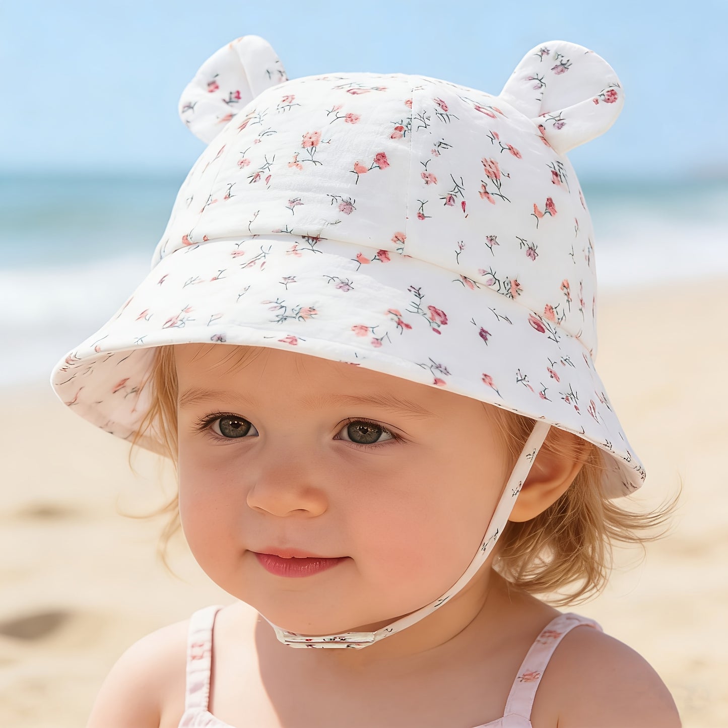 Chapeau de soleil d'été pour bébé 0-1 an, casquette pare-soleil pour bébé, chapeau de pêcheur, chapeau de soleil respirant pour nourrisson, chapeau de plage d'extérieur, 3-12 mois, garçons et filles, casquette décontractée imprimée