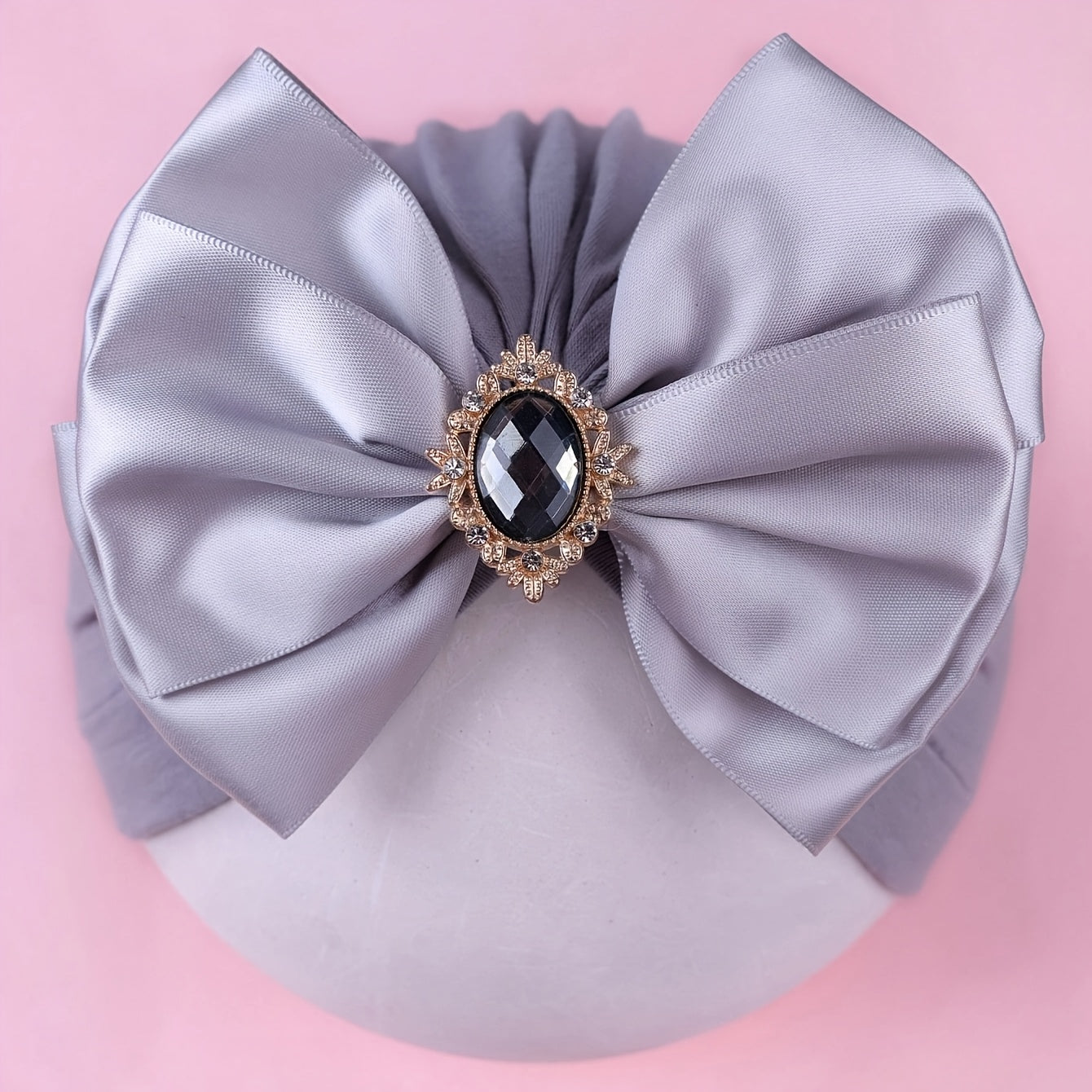 Chapeau mignon à nœud pour automne et hiver, chapeau souple élastique uni, idéal pour un usage quotidien et décoration de fêtes, cadeau parfait, unisexe