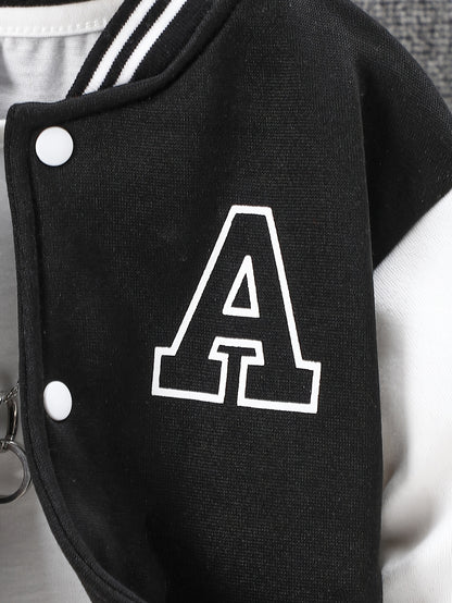 Veste de sport en polaire à col montant pour bébé garçon