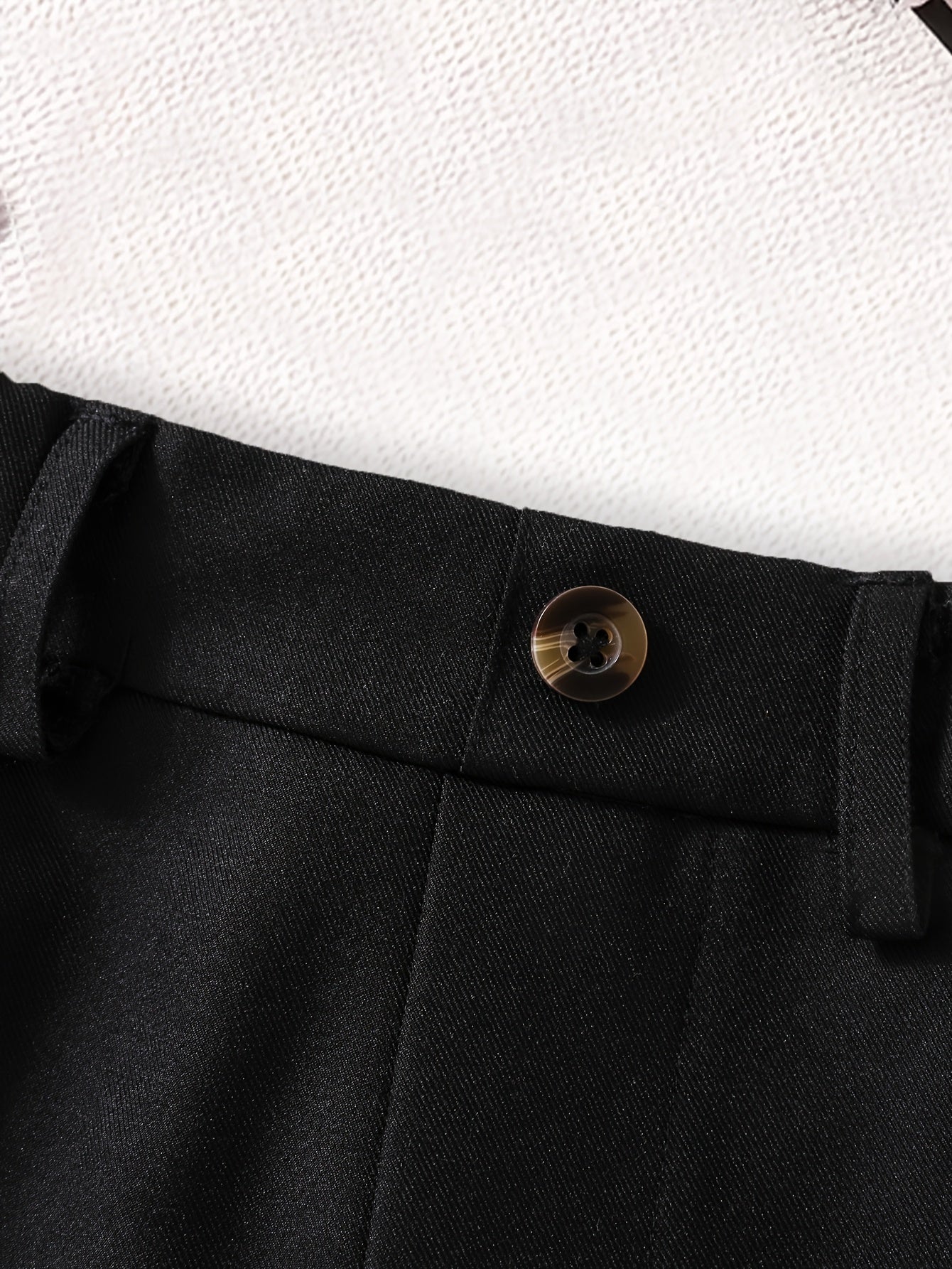Pantalon de costume noir pour enfants, pantalon extérieur toutes saisons, durable et lavable à la main, idéal pour l'extérieur