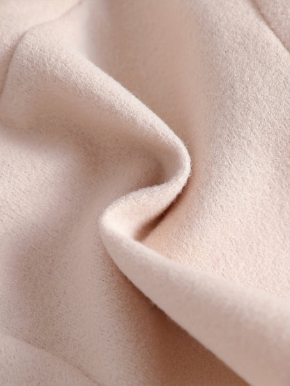 Ensemble 2 pièces pour Filles Automne/Hiver : Manteau en Fausse Fourrure et Robe de Baptême en Maille, Tenue de Rentrée Scolaire, Robe Style Princesse d'Hiver avec Nœud et Col en Fausse Fourrure Chaud, Convient pour Occasions Spéciales, Fêtes et Sorties,