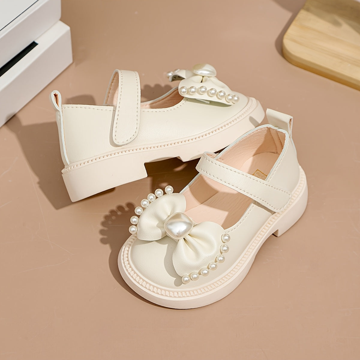 Une paire de chaussures plates princesse pour fille style papillon perlé, polyvalentes pour le quotidien et les fêtes, un excellent cadeau pour les étudiantes