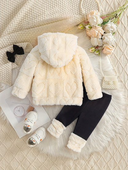 Cozy Bow Hooded Set