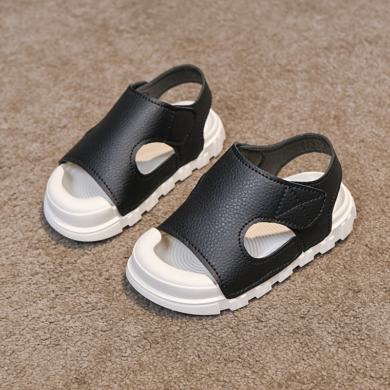 Nouvelles sandales de plage d'été douces et confortables pour enfants avec fermeture facile à enfiler/retirer, sandales de sport légères et antidérapantes, adaptées pour le quotidien, l'école et les tenues décontractées des enfants