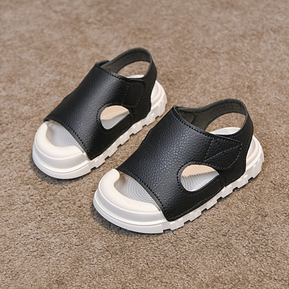 Nouvelles sandales de plage d'été douces et confortables pour enfants avec fermeture facile à enfiler/retirer, sandales de sport légères et antidérapantes, adaptées pour le quotidien, l'école et les tenues décontractées des enfants