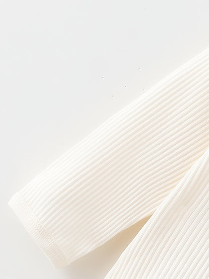 Nouvelle combinaison sans pantalon pour bébé, en tissu côtelé confortable qui protège le ventre et la peau, et respirant. Facile à changer les couches, convient aux bébés de 0 à 18 mois à porter à la maison toute l'année, parfaite pour l'extérieur