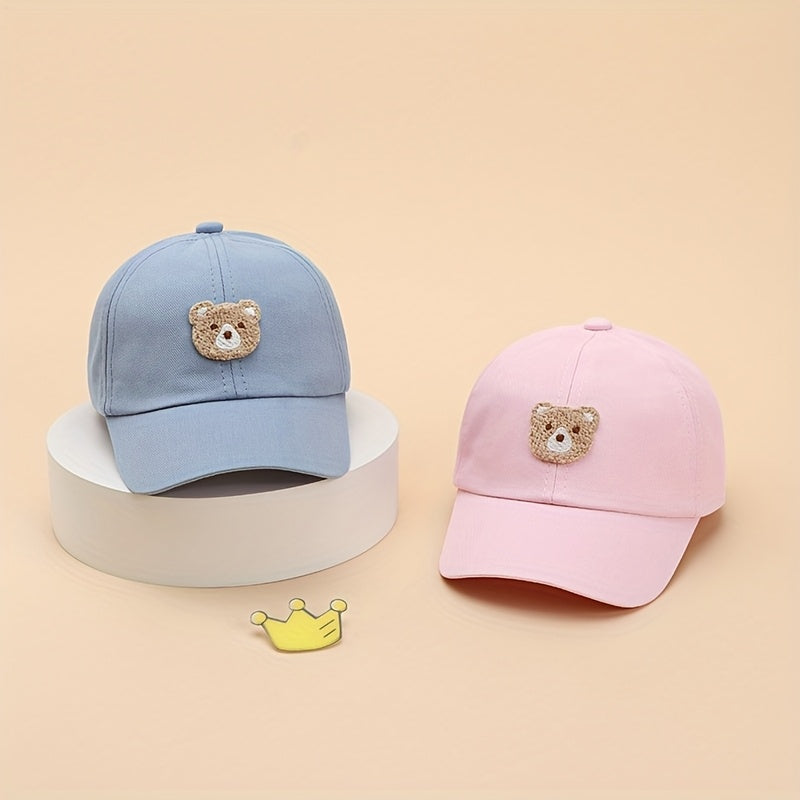 1 Casquette de Baseball Mignonne Ours pour Enfants - Chapeau de  Solaire pour 1-3 Ans