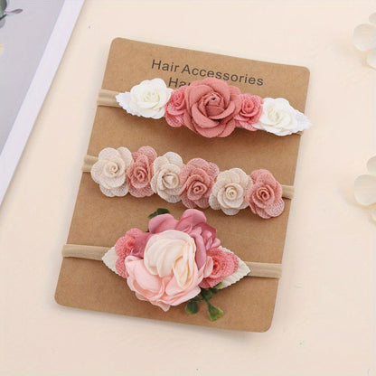Floral Headbands, Set of 3