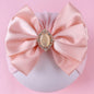 Chapeau mignon à nœud pour automne et hiver, chapeau souple élastique uni, idéal pour un usage quotidien et décoration de fêtes, cadeau parfait, unisexe