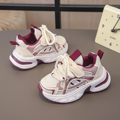 Chaussures de sport décontractées légères pour garçons, style mesh respirant, durables, adaptées au printemps et à l'automne