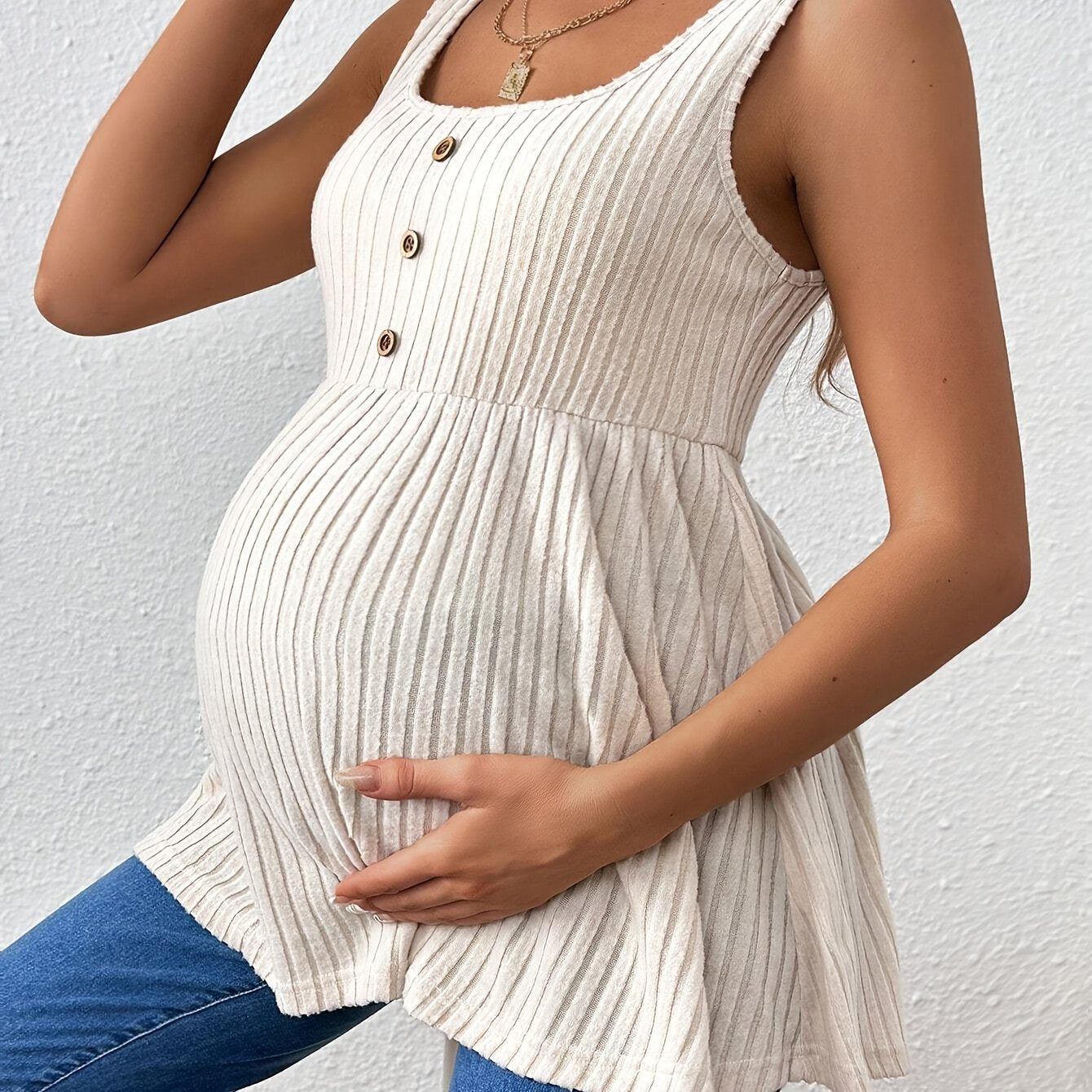 Débardeur long confortable pour femmes enceintes