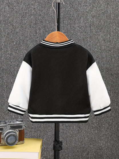 Veste de sport en polaire à col montant pour bébé garçon