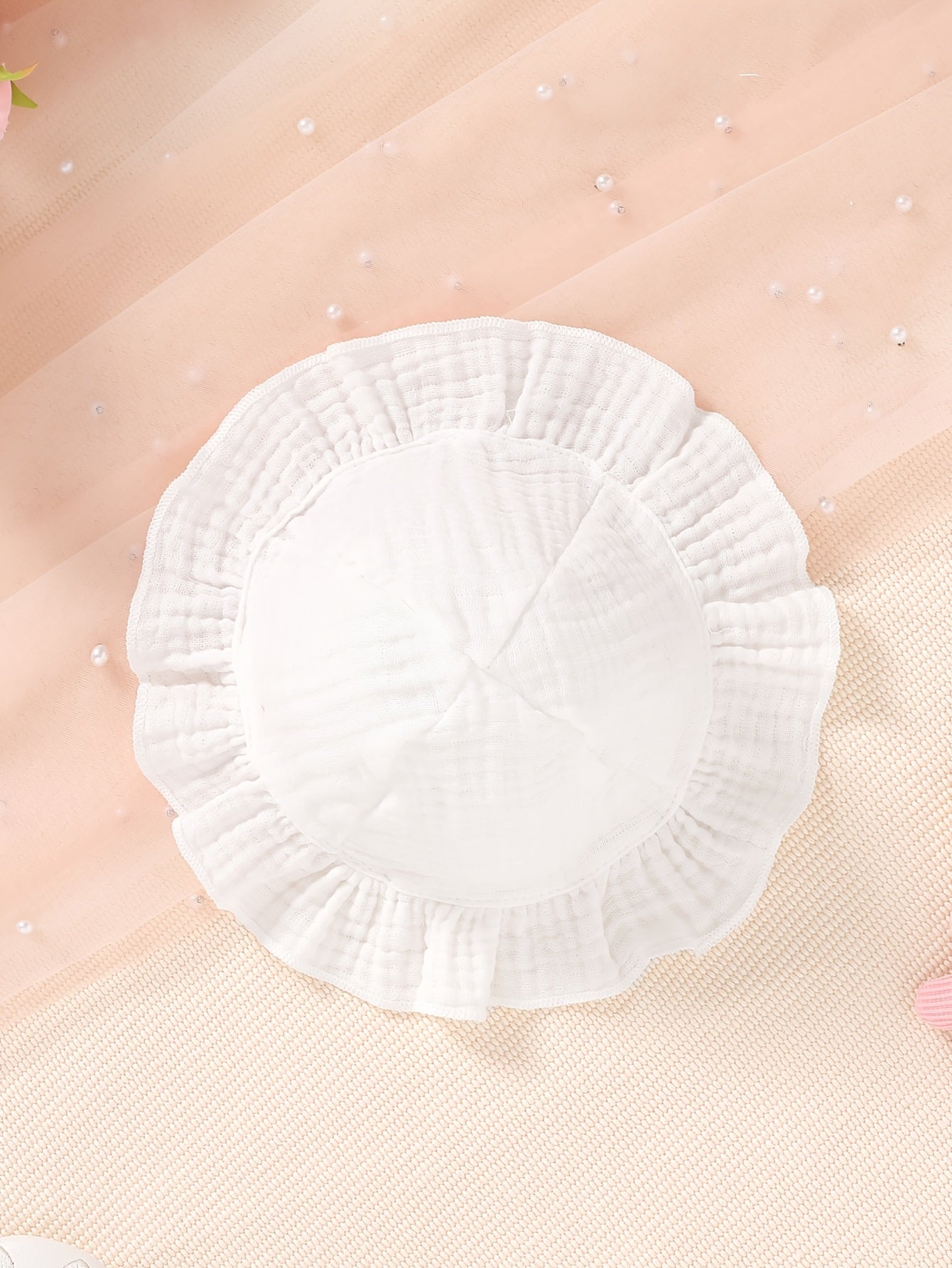 2pcs, Vêtements mignons pour bébés filles, Décontracté, élégant, doux et confortable, Ensemble combinaison et chapeau de couleur unie décoré de nœud, Articles pour bébés, Vêtements pour bébés filles nouveau-nées, Convient pour l'été pour un usage quotidie