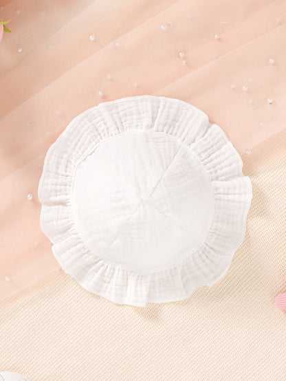 2pcs, Vêtements mignons pour bébés filles, Décontracté, élégant, doux et confortable, Ensemble combinaison et chapeau de couleur unie décoré de nœud, Articles pour bébés, Vêtements pour bébés filles nouveau-nées, Convient pour l'été pour un usage quotidie