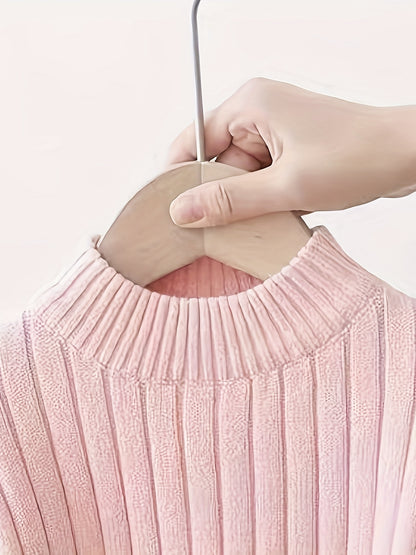 Pull-over Tricot Col Rond Nouveau Style Automne-Hiver pour Garçons et Filles, Couche Intérieure ou Extérieur