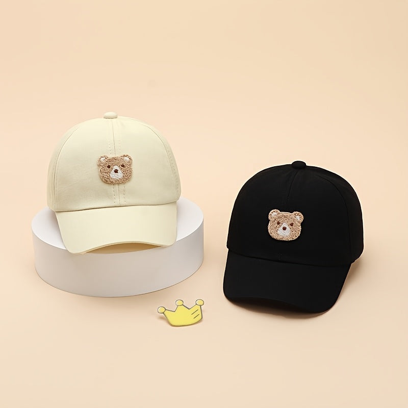 1 Casquette de Baseball Mignonne Ours pour Enfants - Chapeau de  Solaire pour 1-3 Ans