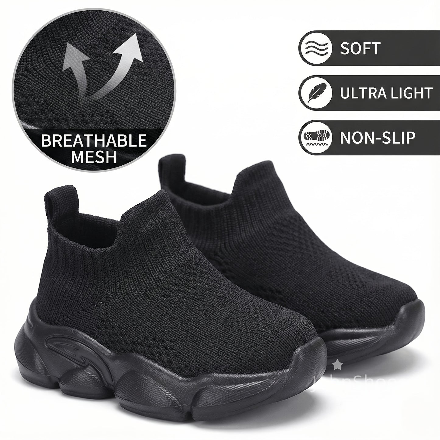 Nouvelles chaussures de marche tendance pour bébés, disponibles en plusieurs couleurs, adaptées aux enfants de moins de 14 ans. Fabriquées avec du tricot respirant, parfaites pour toutes les saisons, à porter au quotidien.