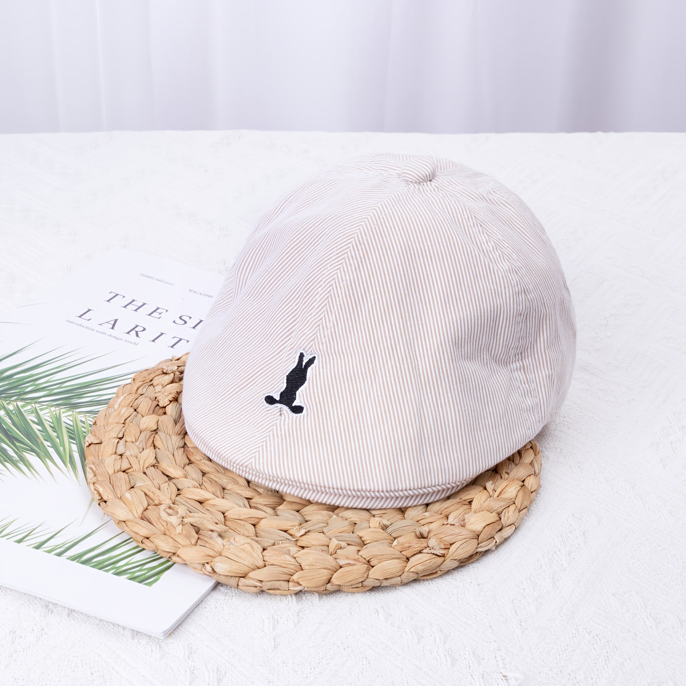 Un petit béret de lapin doux pour bébés garçons, parfait pour les anniversaires, les mariages, les célébrations et le quotidien tout au long de l'année