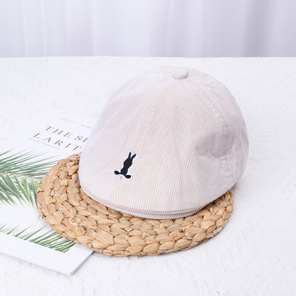 Un petit béret de lapin doux pour bébés garçons, parfait pour les anniversaires, les mariages, les célébrations et le quotidien tout au long de l'année