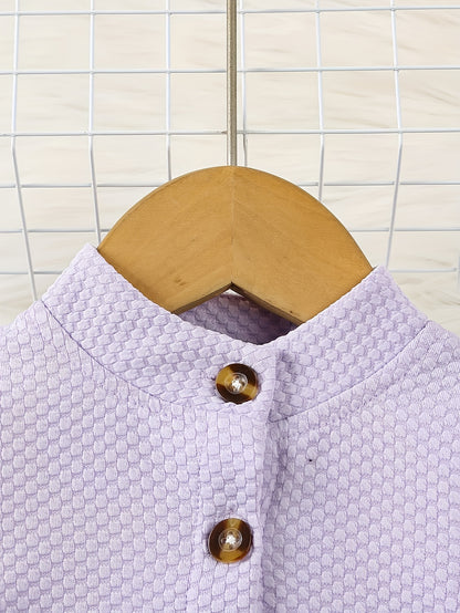 Ensemble décontracté pour fille comprenant une robe à fleurs brodée, une veste et une jupe, idéal pour l'extérieur