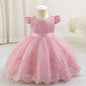 Robe de princesse pour enfants, robe d'anniversaire avec grand nœud, jupe tutu, robe brodée pour filles, robe de saison des mariages, saison de la rentrée scolaire, robe d'Halloween, robe de Noël, robe de cérémonie haut de gamme